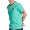 Timberland SS20 CoolMax Logo v kraťasách s krátkým rukávem a kulatým výstřihem, zelené