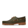 Timberland x Aim Leon Dore ručně šité lodní boty s třemi očky a výrazným vzorem podrážky „Grape Leaf“