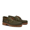 Timberland x Aim Leon Dore ručně šité lodní boty s třemi očky a výrazným vzorem podrážky „Grape Leaf“