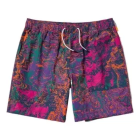 Tkané kraťasy s potiskem „Pink Multi“