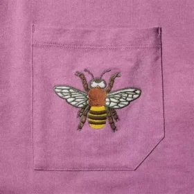 Tričko s dlouhým rukávem „Bee Line Pocket“ od Timberland x Billionaire Boys Club „Purple“
