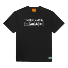 Tričko Timberland x Nina Chanel Abney „Černá bílá“