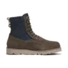 Voděodolné kožené a textilní kozačky Vibram „Olive Green Suede“
