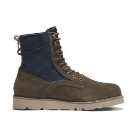 Voděodolné kožené a textilní kozačky Vibram „Olive Green Suede“