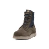 Voděodolné kožené a textilní kozačky Vibram „Olive Green Suede“