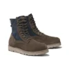 Voděodolné kožené a textilní kozačky Vibram „Olive Green Suede“