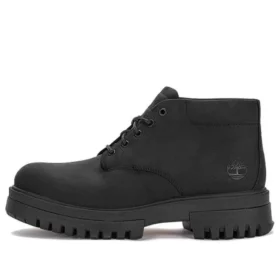 Voděodolné kozačky Arbor Road Chukka „Černá Full Grain“