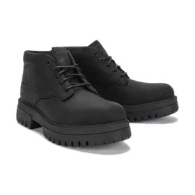 Voděodolné kozačky Arbor Road Chukka „Černá Full Grain“