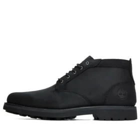 Voděodolné kozačky Crestfield Chukka „Černá Full Grain“