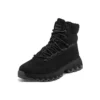 Voděodolné kozačky GreenStride Edge s širokým střihem „Černá Nubuck“