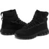 Voděodolné kozačky GreenStride Edge s širokým střihem „Černá Nubuck“