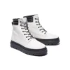 Voděodolné kozačky GreenStride Ray City „White Full Grain“
