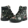 Voděodolné kozačky Heritage 6-Inch „Černá Floral Nubuck“