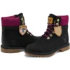Voděodolné kozačky Heritage 6-Inch „Černá Nubuck s Pink“