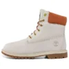 Voděodolné kozačky Heritage 6-Inch „White Nubuck“