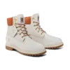 Voděodolné kozačky Heritage 6-Inch „White Nubuck“