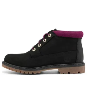 Voděodolné kozačky Nellie Chukka „Černá Pink“