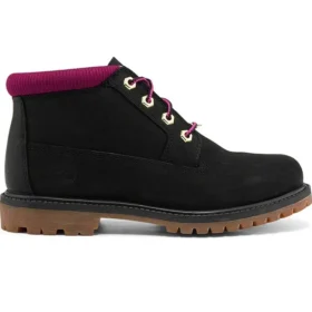 Voděodolné kozačky Nellie Chukka „Černá Pink“