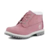 Voděodolné kozačky Nellie Chukka Wide Fit „Pink Nubuck“