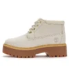 Voděodolné kozačky Stone Street Mid Lace Up „White Nubuck“