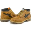 Voděodolné kozačky Timberland x BAPE Nelson Premium Chukka „Wheat and Chocolate“