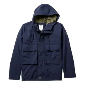Voděodolná ležérní bundy Timberland s více kapsami, tmavě modrá
