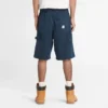 Vyprané těžké keprové kraťasy Carpenter „Navy“
