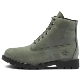 Základní 6-Inch Boot s širokým střihem bez kontrastních prvků „Olive Green“